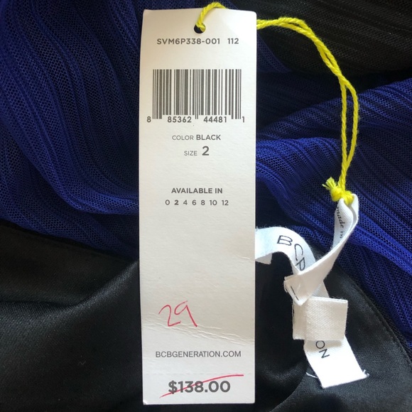 BCBGeneration Mesh Cocktail Dress - Picture 8 of 8